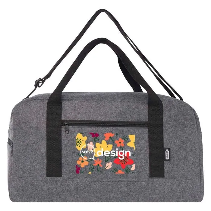 Sac de voyage polyvalent personnalisé 35L en feutrine recyclée-Felta