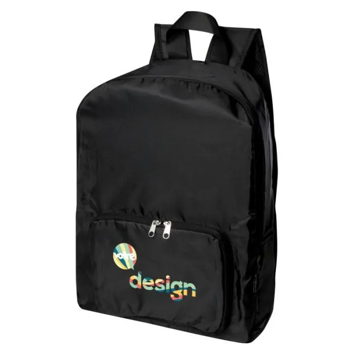 Sac à dos pliable personnalisable 15L en polyester recyclé - Metro Fold