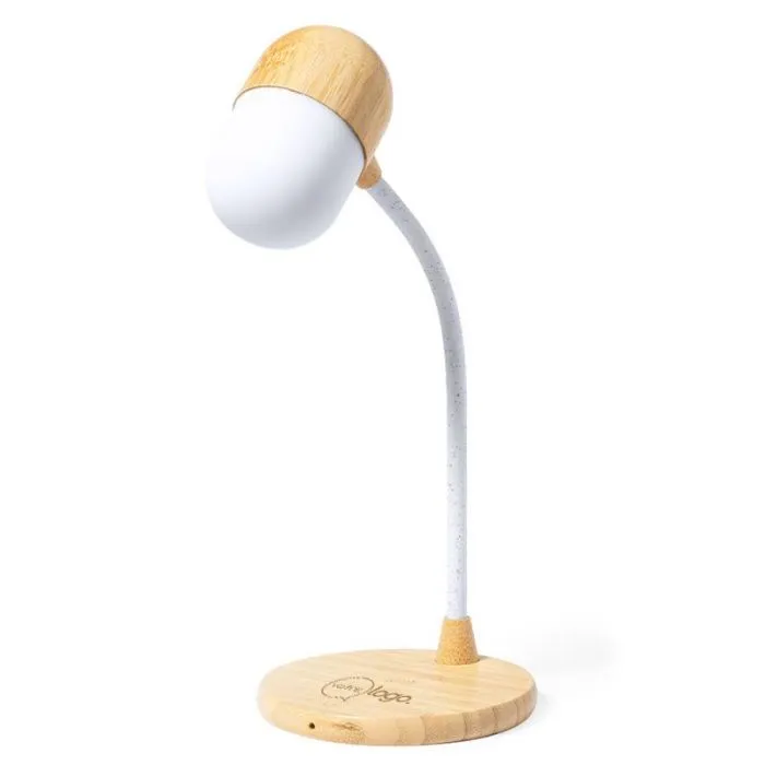 Lampe LED multifonction chargeur sans fil personnalisable - LARS