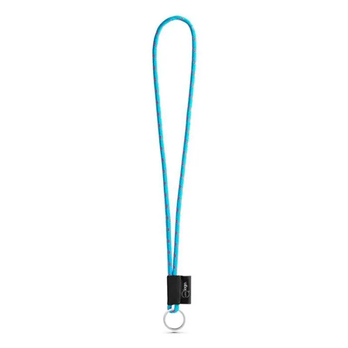 Lanyard personnalisable en polyamide avec étiquette sublimée – Nautic Long