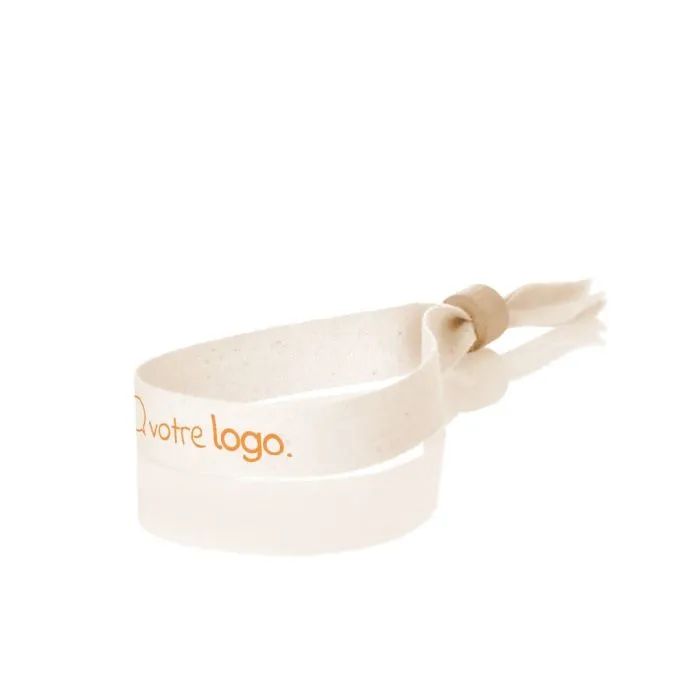 Bracelet évènementiel publicitaire en coton - Bosgo
