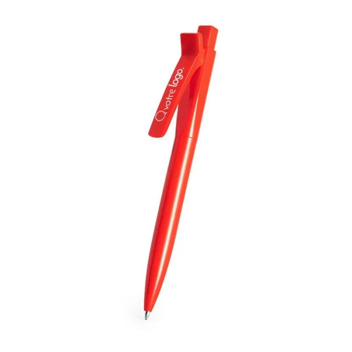 Stylo ABS brillant avec clip personnalisable - JEANS