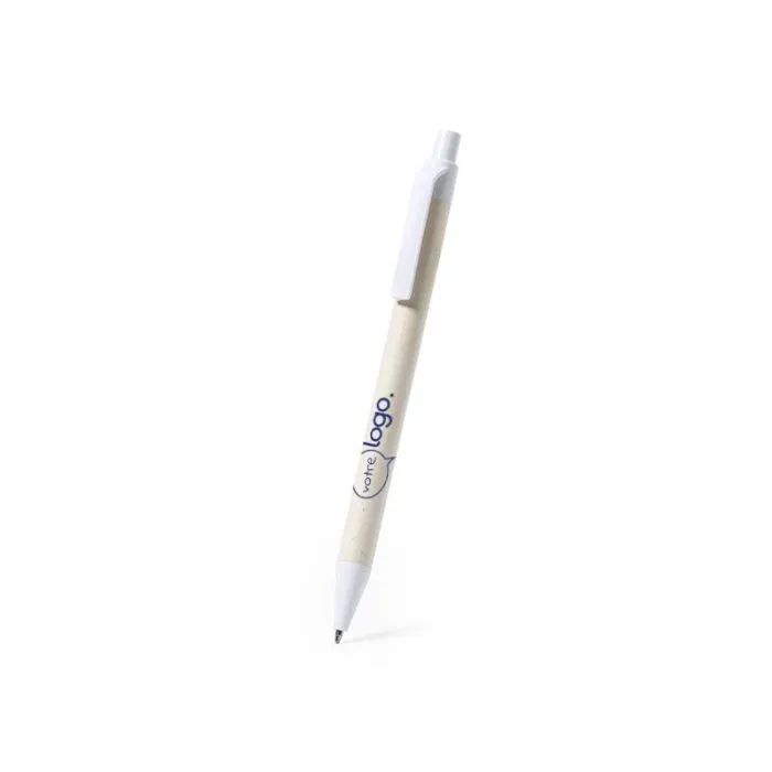 Stylo carton recyclé bouton-poussoir personnalisable - ROLIOK