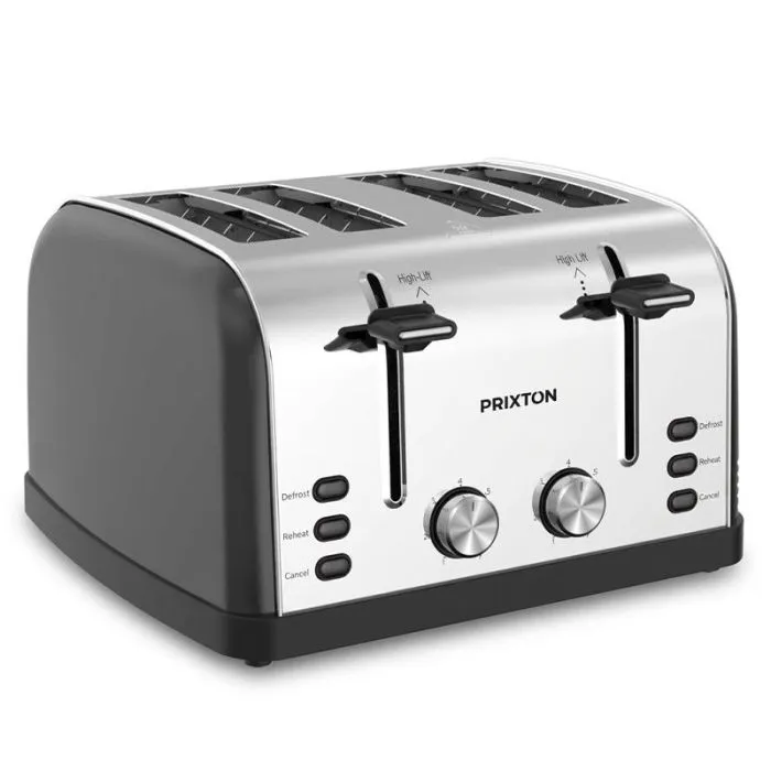Grille-pain Prixton non personnalisable 4 tranches - Nera 