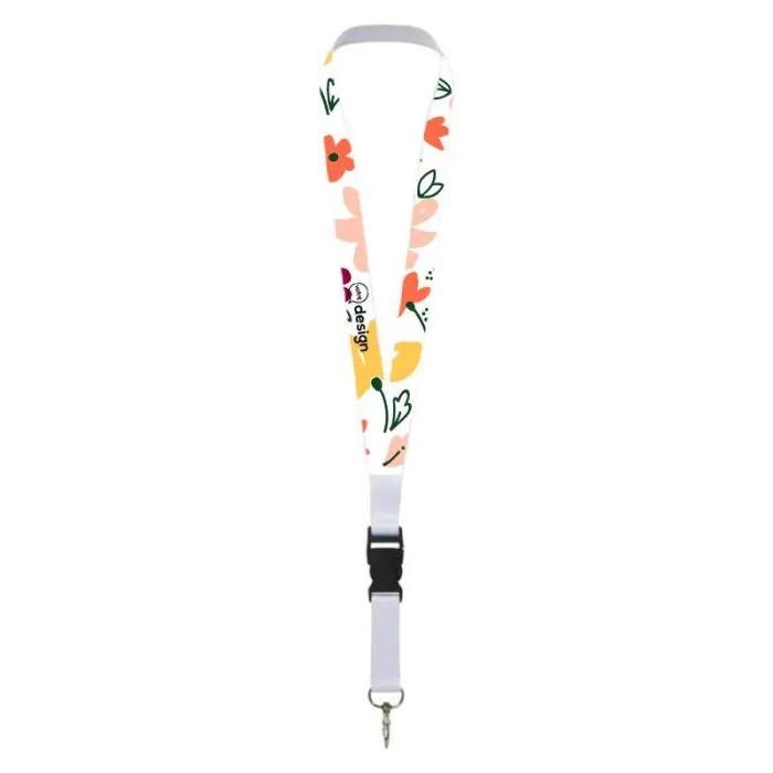 Tour de cou personnalisé avec marquage sublimation en polyester 10 à 25 mm-Bucks