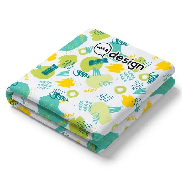 Serviette microfibre sublimation 70x140 cm personnalisable