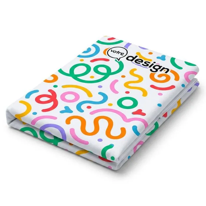 Serviette microfibre sublimation 90x150 cm personnalisable
