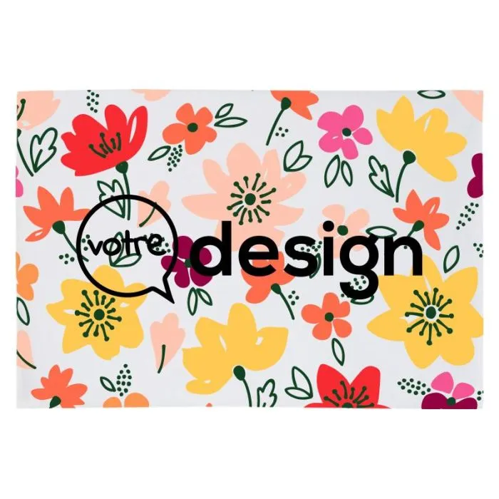 Oreiller personnalisé en graines de lin avec impression par sublimation