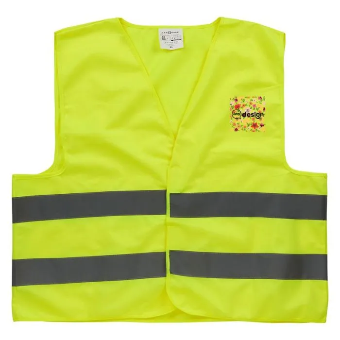 Gilet de sécurité réfléchissant personnalisé pour adulte en polyester (XL)