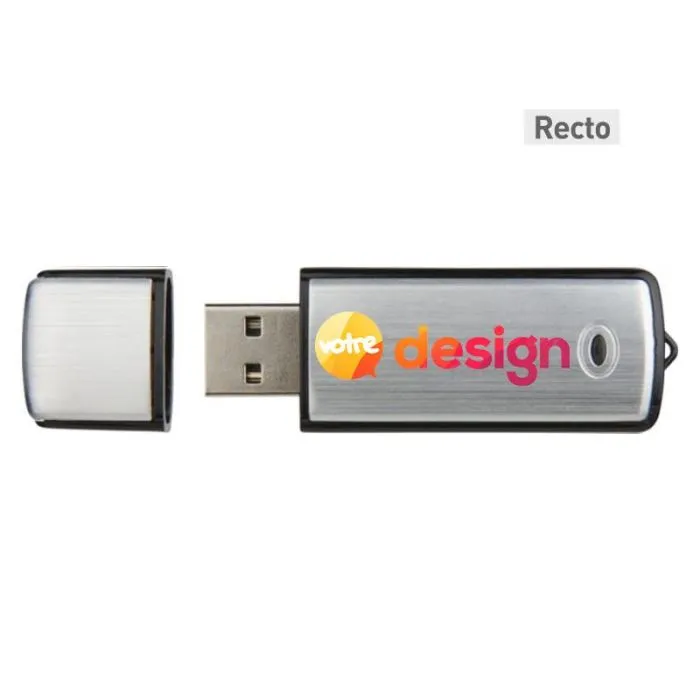 Clé USB personnalisée en plastique et aluminium