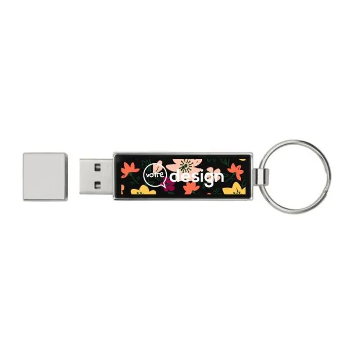 Clé USB de 1 Go à 64 Go rectangulaire personnalisée avec logo lumineux
