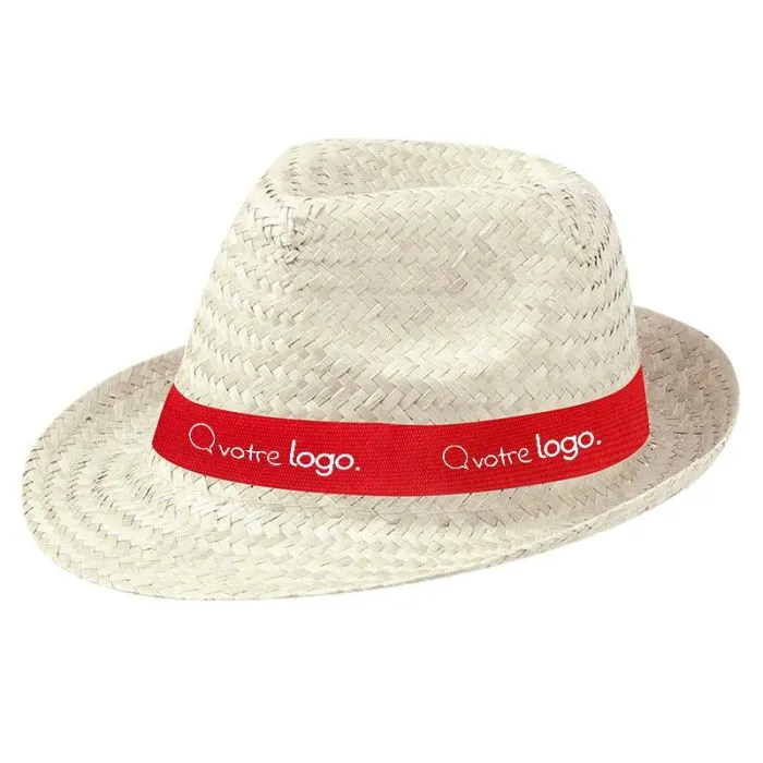 Chapeau en paille personnalisé - Mestral