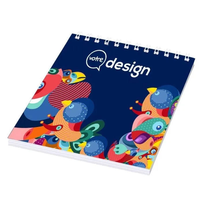 Carnet personnalisé A6 à spirales - Desk-Mate®