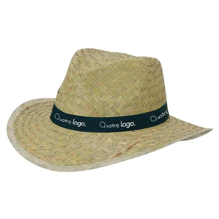 Chapeau publicitaire en paille -Freuler