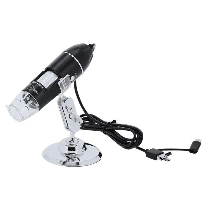 Microscope numérique 1600x avec LED personnalisable - Patsmi