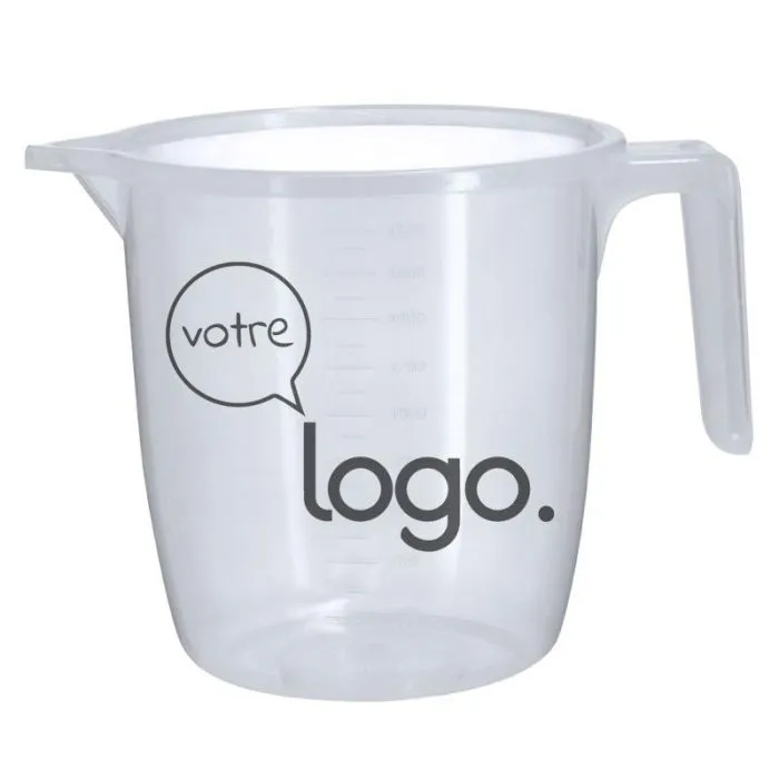 Jauge/carafe mesureur 2L transparent personnalisable-Conreix