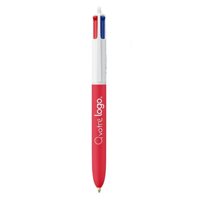 Stylo publicitaire BIC® 4 Couleurs avec toucher doux – Soft