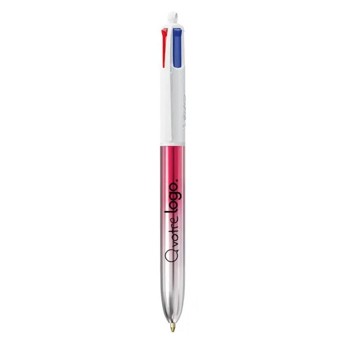 Stylo à bille métallique personnalisable 4 Colours® - BIC® Bicolor
