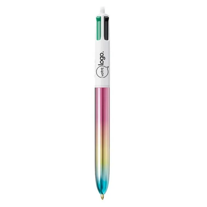 Stylo à bille métal personnalisable dégradé 4 Colours® - BIC® Gradient