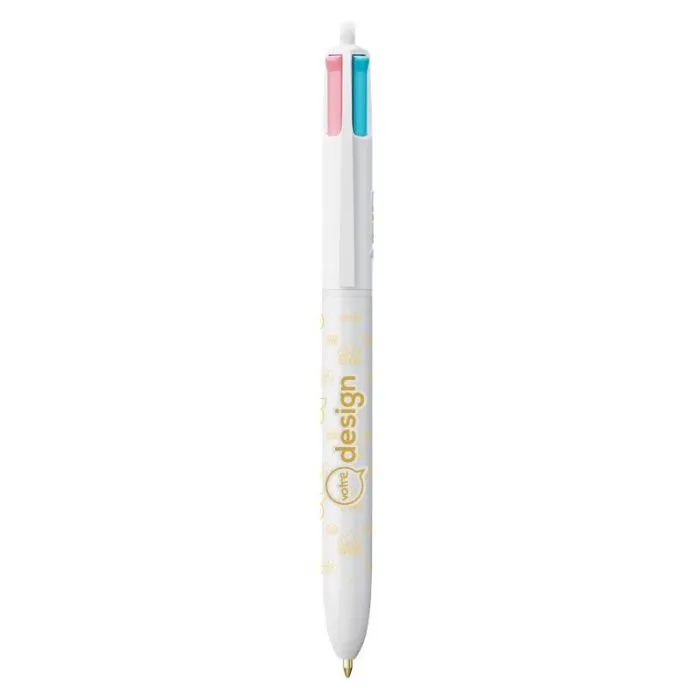 Stylo bille publicitaire 4 couleurs tendances – BIC® 4 Couleurs Fashion