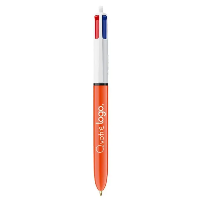 Stylo bille BIC® publicitaire 4 couleurs à pointe fine