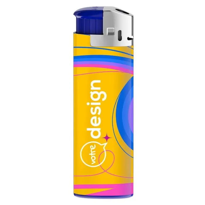 Briquet électronique BIC® en acier personnalisable