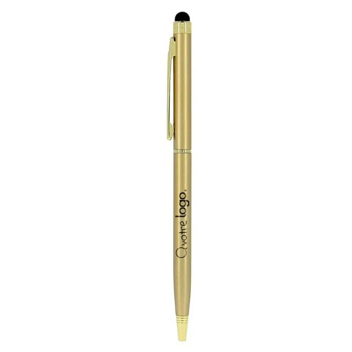 Stylo BIC® mat personnalisable avec stylet tactile - Sleek Stylus Executive