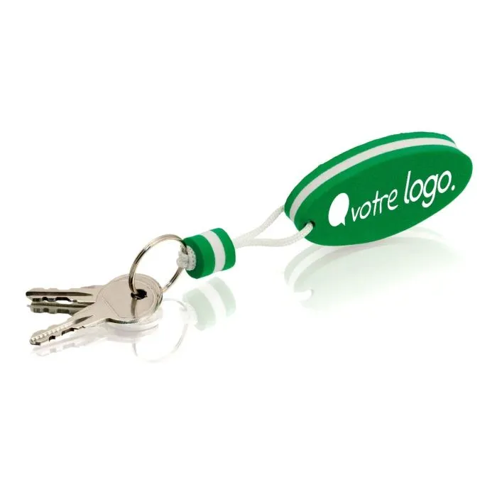 Porte-clés flottant bicolore personnalisé - Soke