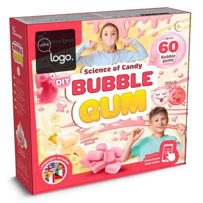 Kit éducatif fabrication chewing-gum personnalisable
