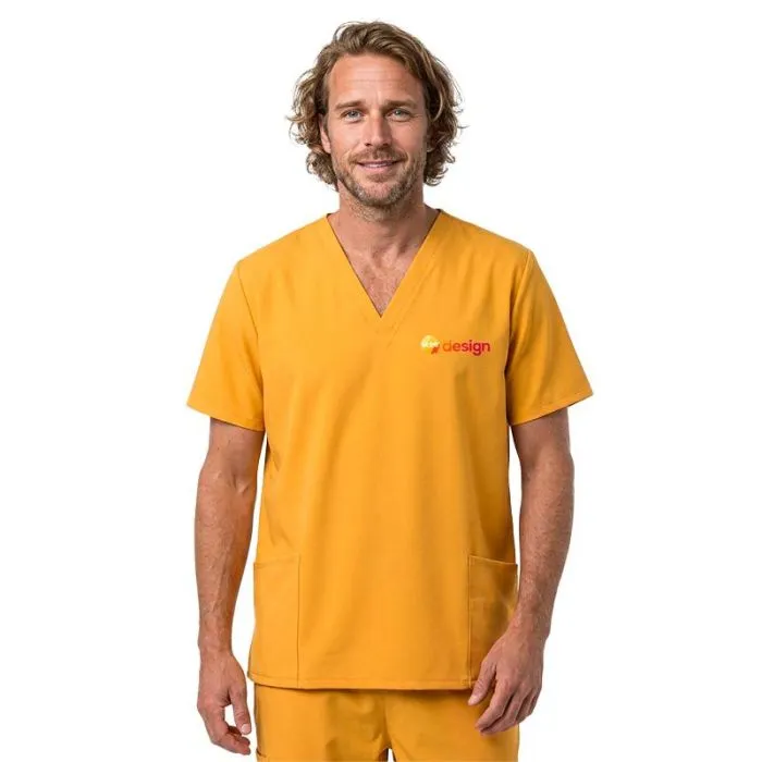 Tunique à manches courtes personnalisable en microfibre - VL FLORA