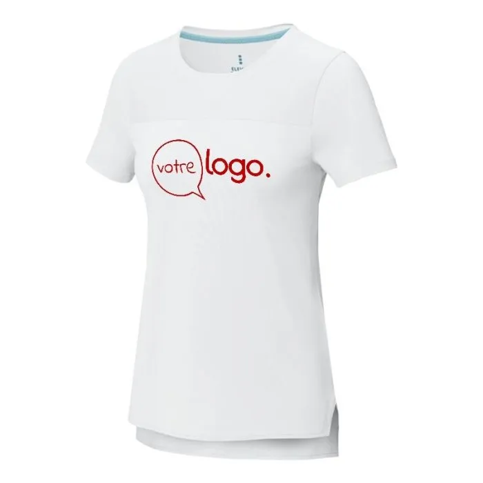 T-shirt publicitaire Borax à manches courtes et en cool fit recyclé GRS pour femme