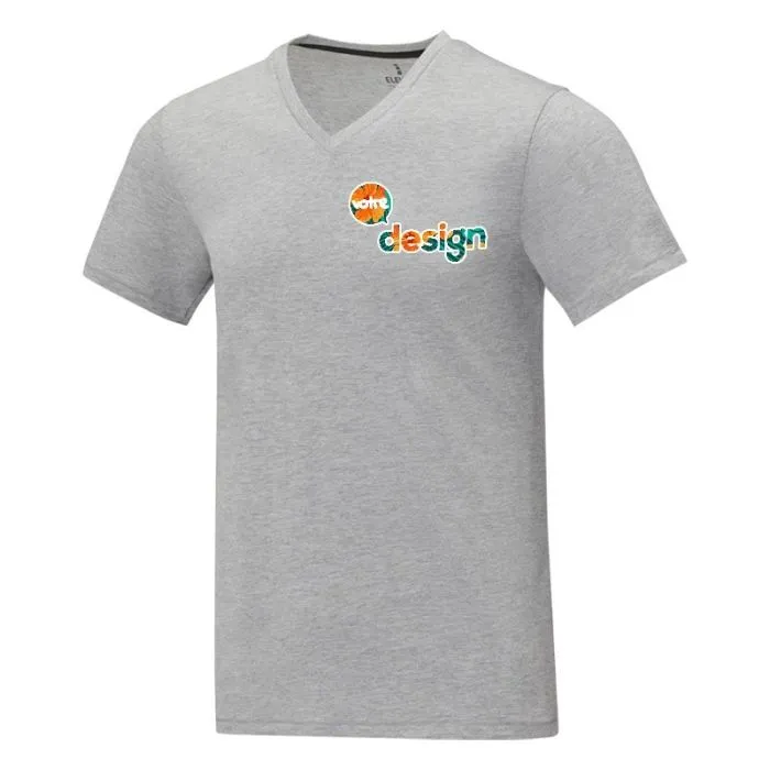 T-shirt personnalisé Somoto manches courtes col V homme