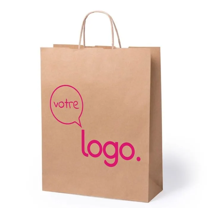 Sac publicitaire en papier 32x40 cm - Nauska