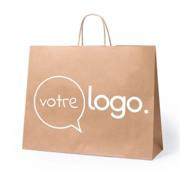 Sac publicitaire en papier L41xH32 - Tobin