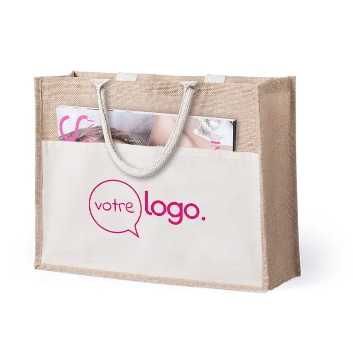Sac personnalisé en toile de jute - Cekon