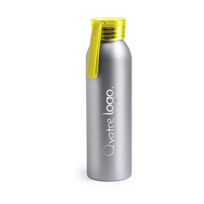 Bouteille métal bouchon coloré personnalisée 650ml - Tukel