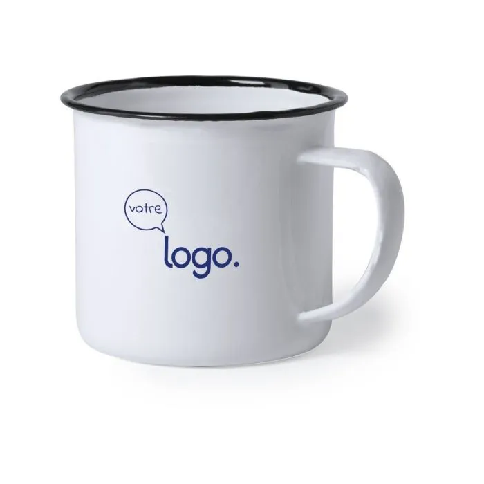 Mug en métal vintage personnalisé 380ml - Kantol