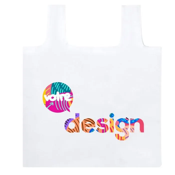 Sac pliable en plastique recyclé personnalisé - Restun
