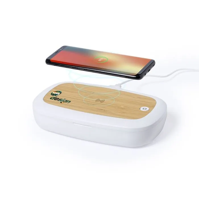 Boîte stérilisatrice UV/chargeur publicitaire Strey