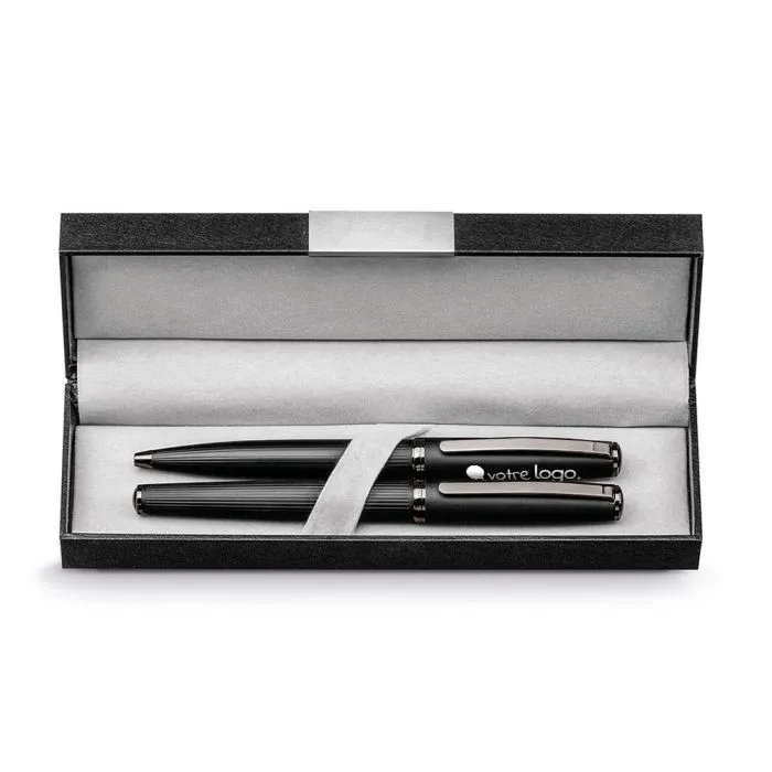 Set stylo roller et stylo à bille publicitaire IMPERIO