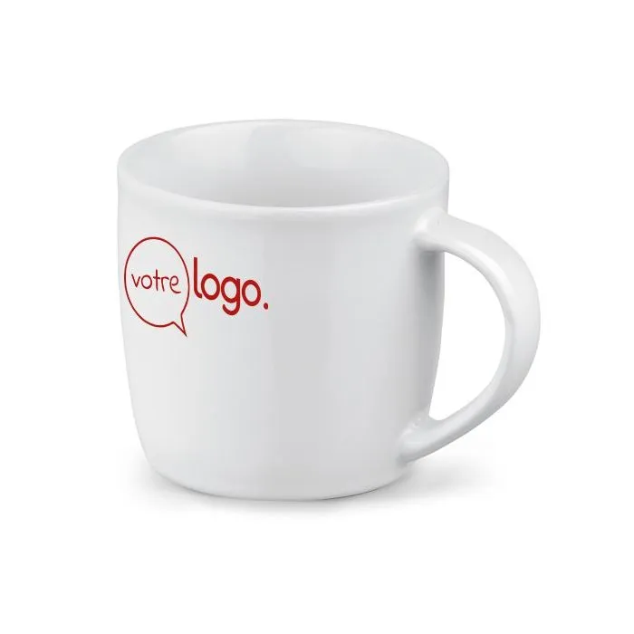 Tasse publicitaire en céramique blanche 370ml - AVOINE