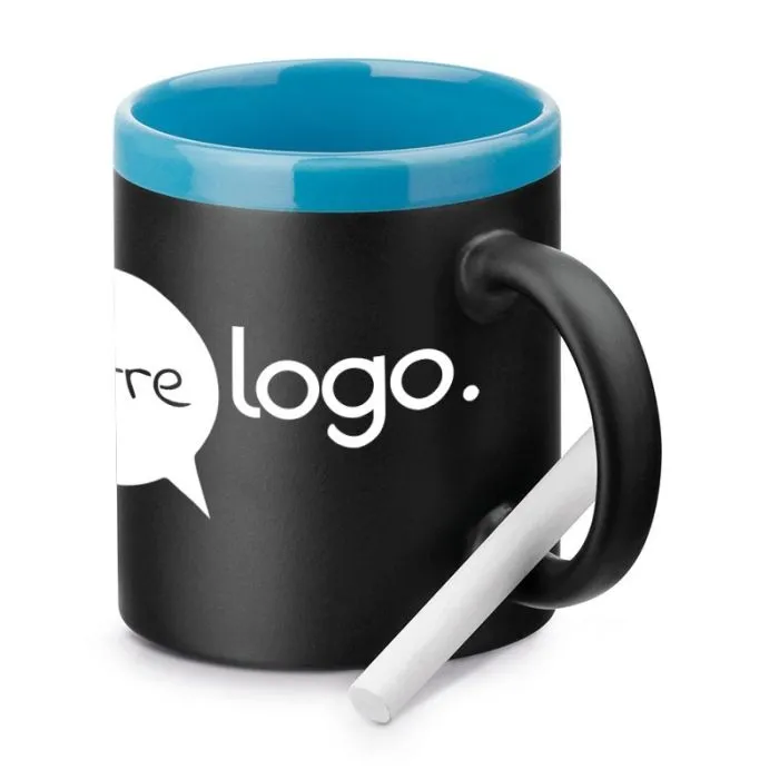 Mug personnalisé Chalkie finition mat ardoise