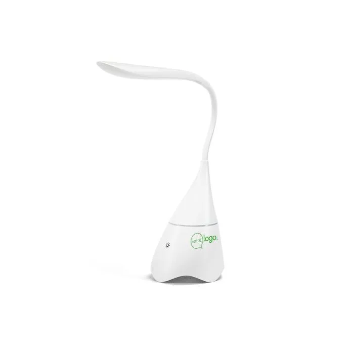 Lampe de bureau avec enceinte personnalisable