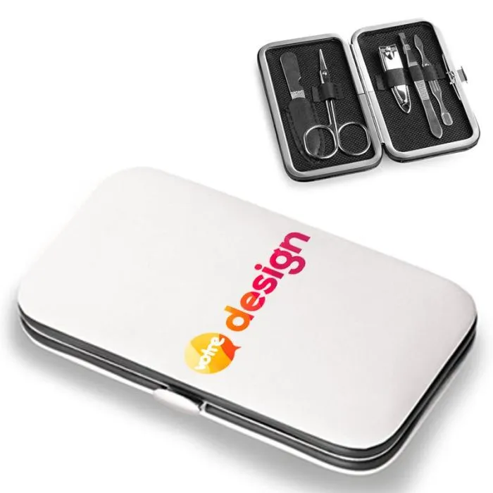 Set manucure publicitaire coffret blanc