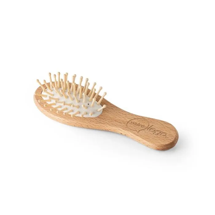 Brosse à cheveux en bois personnalisée - DERN.