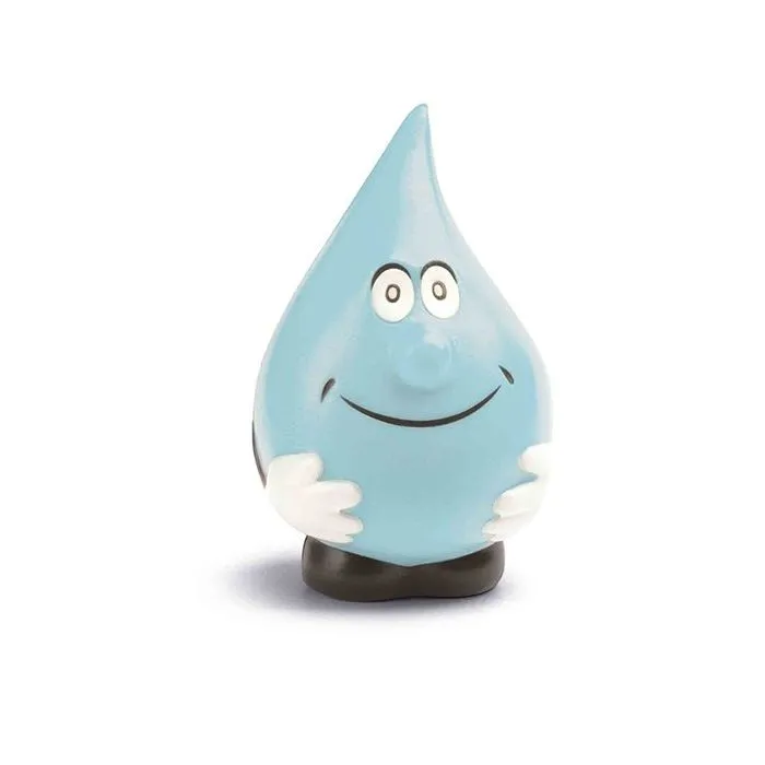 Balle anti-stress publicitaire forme goutte