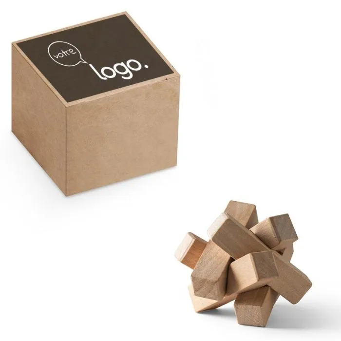 Puzzle en bambou publicitaire - NIVEK