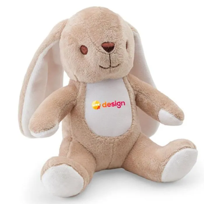 Peluche lapin avec tissu personnalisable – RABBY
