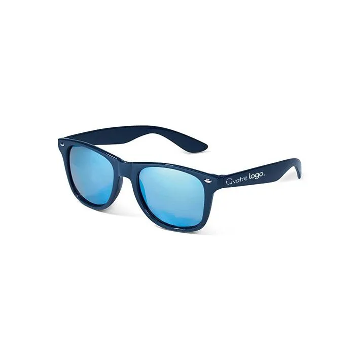Lunettes de soleil personnalisée carreaux teintés effet miroir