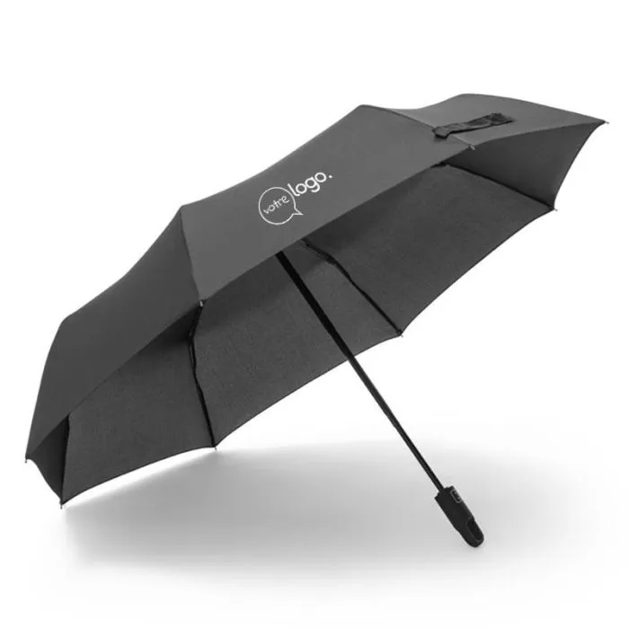 Parapluie pongé publicitaire en rPET - GUSTAVO